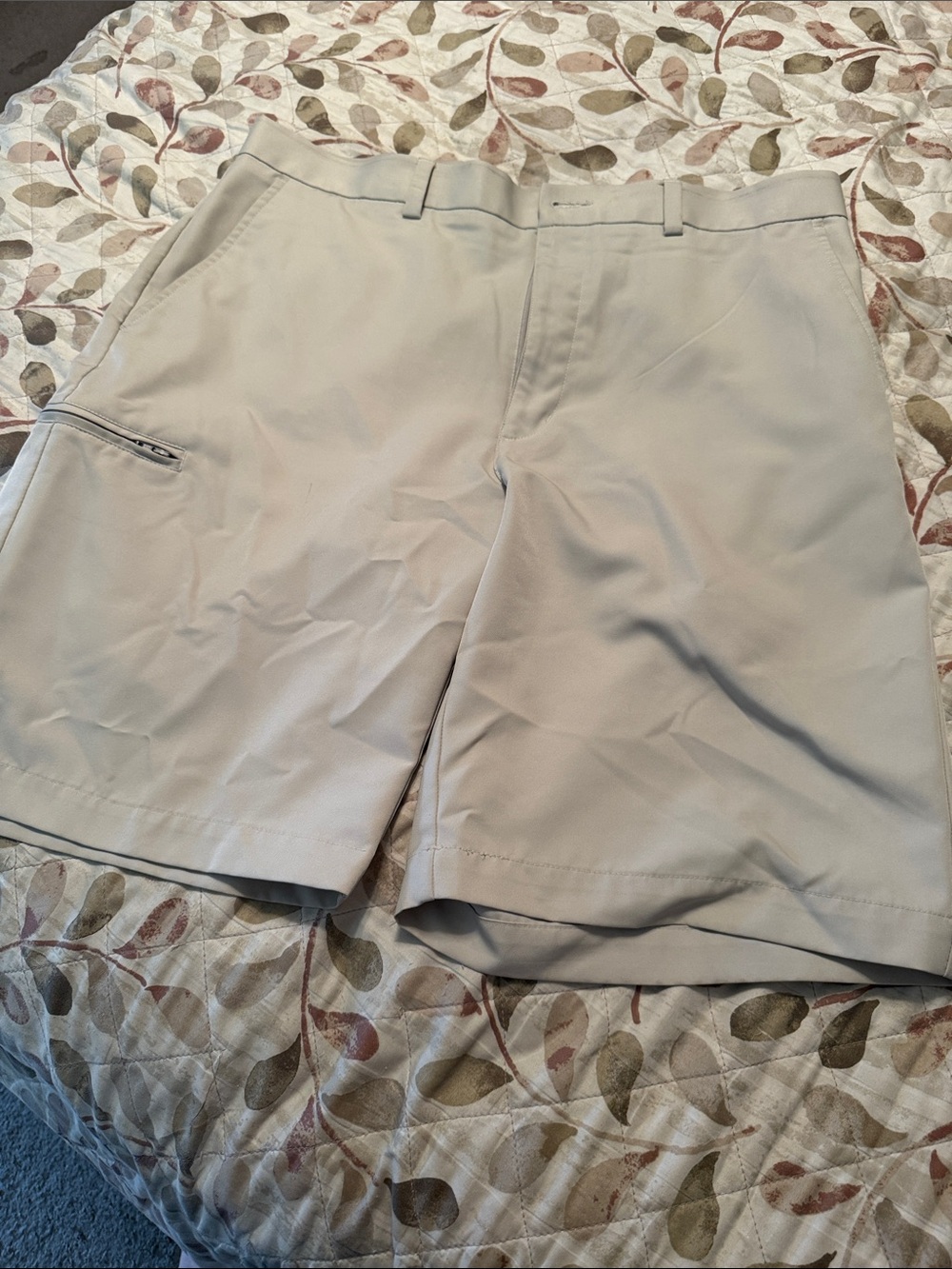 Grand Slam Light Khaki Men's Hybrid Shorts